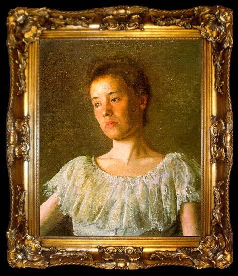 framed  Thomas Eakins Portrait of Alice Kurtz, ta009-2
